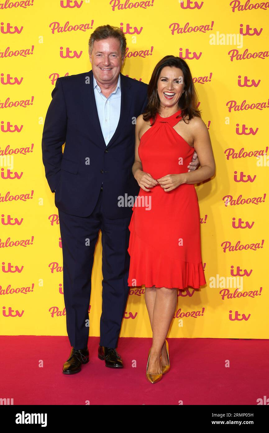 Piers Morgan and Susanna Reid attend the ITV Palooza! held at The Royal ...