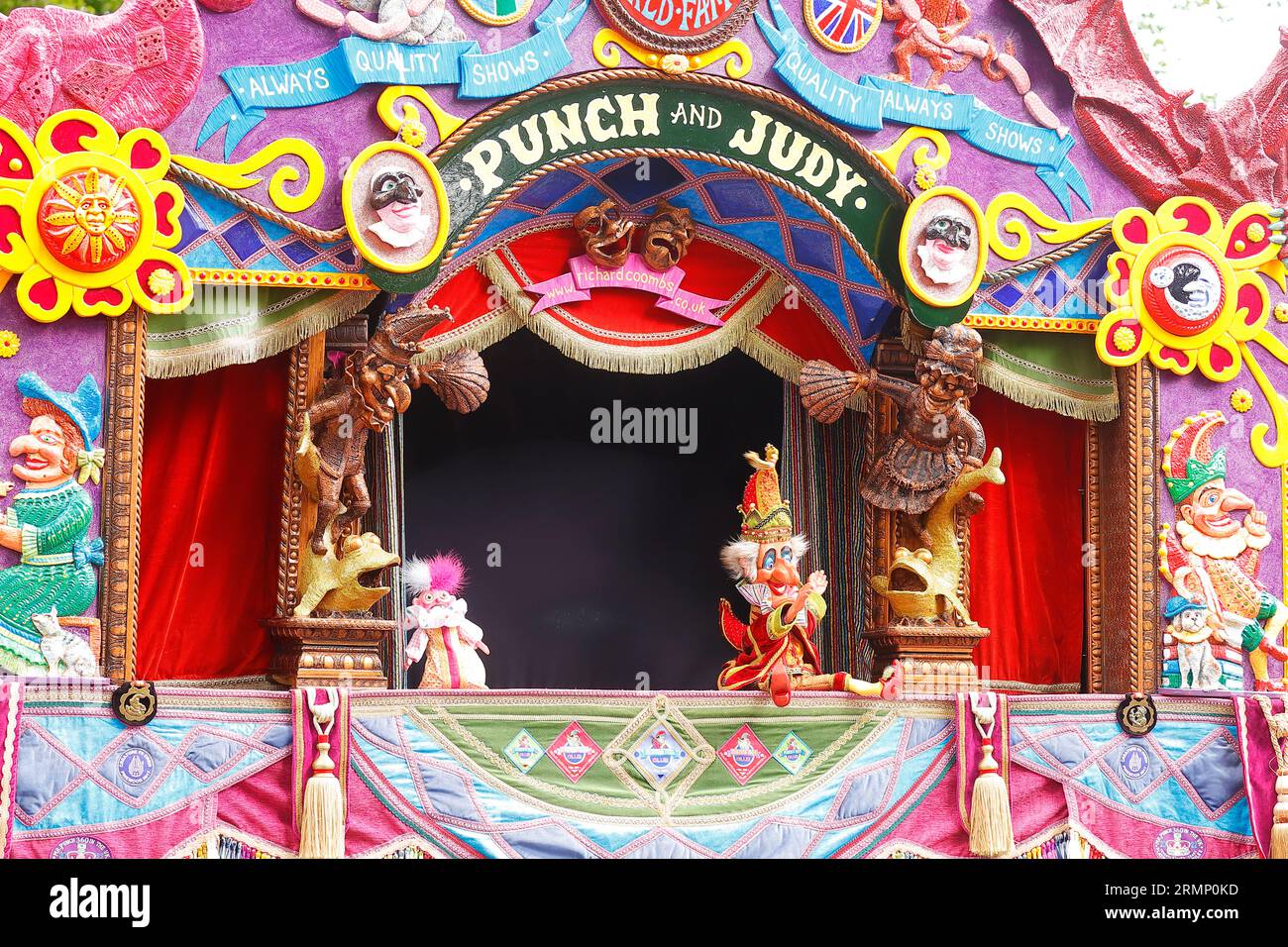 Punch & Judy puppet show at The Heights Of Abraham in Matlock