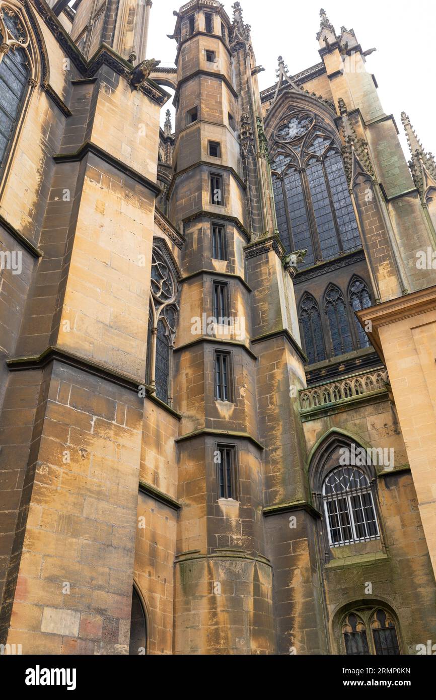 Exterior cathedral of Metz,. France Stock Photo - Alamy