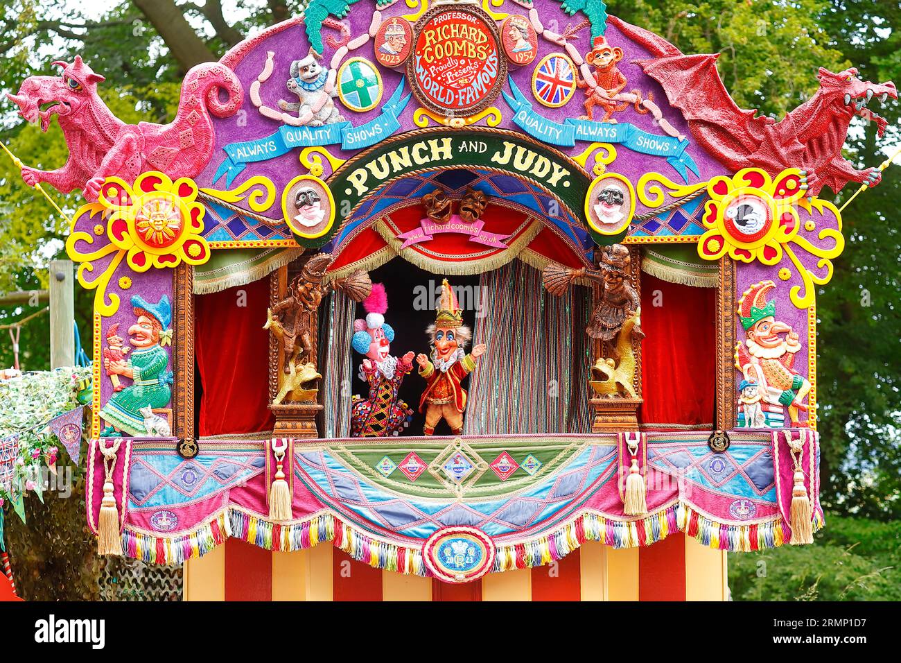 Punch & Judy puppet show at The Heights Of Abraham in Matlock