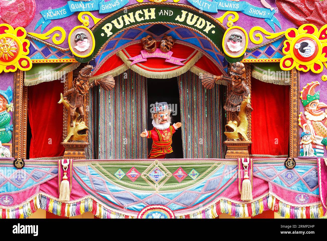 Punch & Judy puppet show at The Heights Of Abraham in Matlock