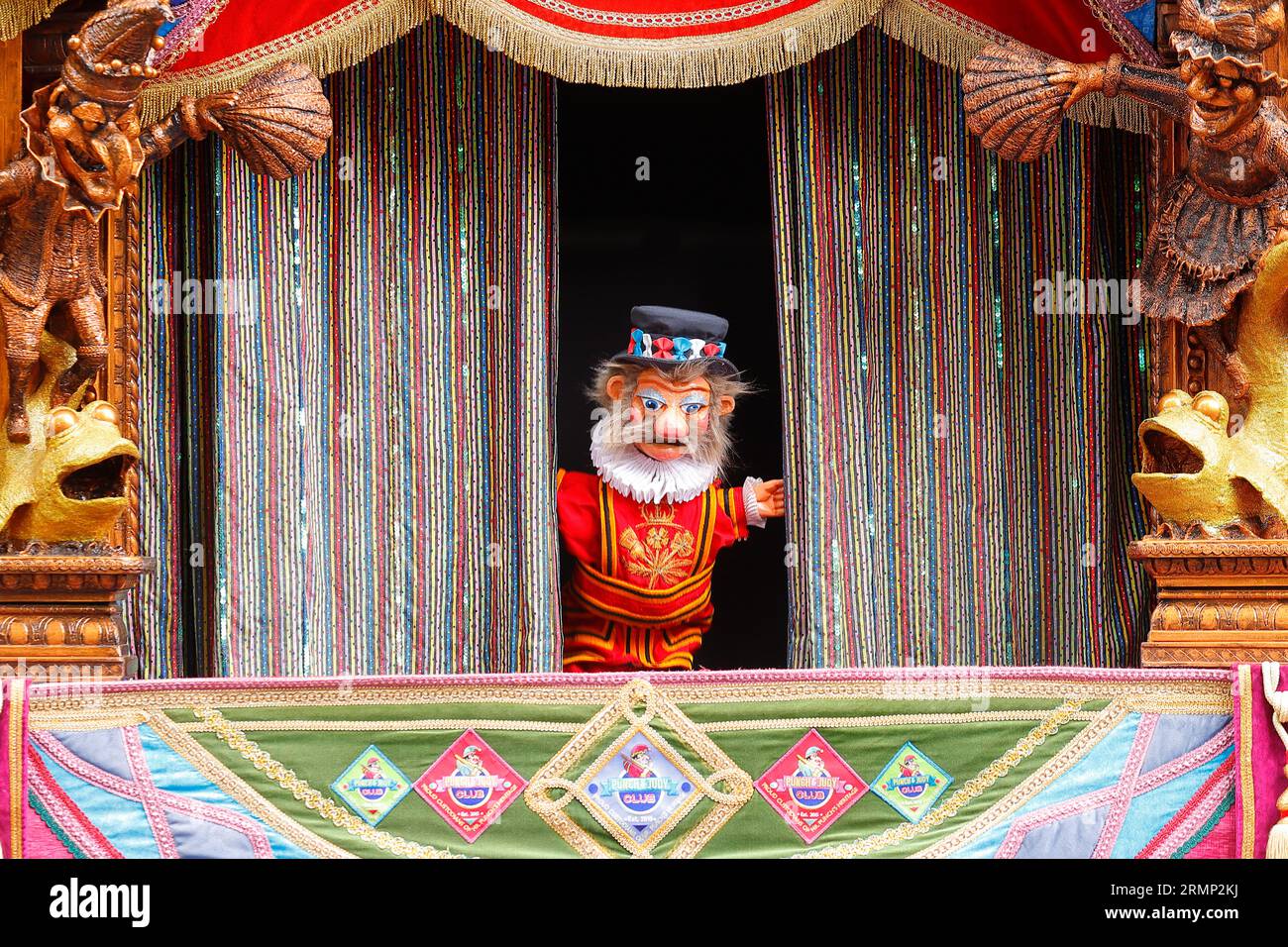 Punch & Judy puppet show at The Heights Of Abraham in Matlock