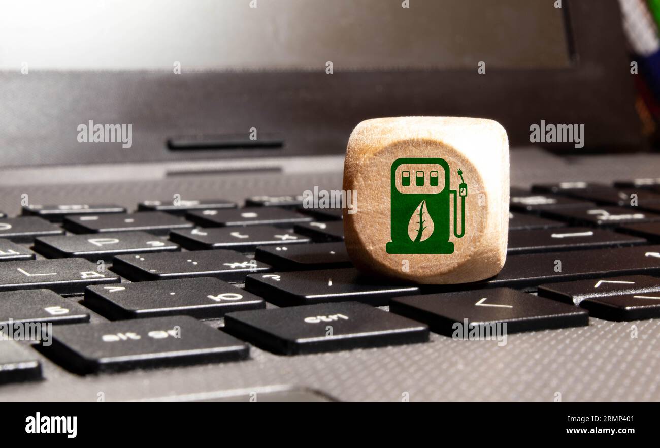 Tablet computer with smart home dashboard on screen. Stock Photo