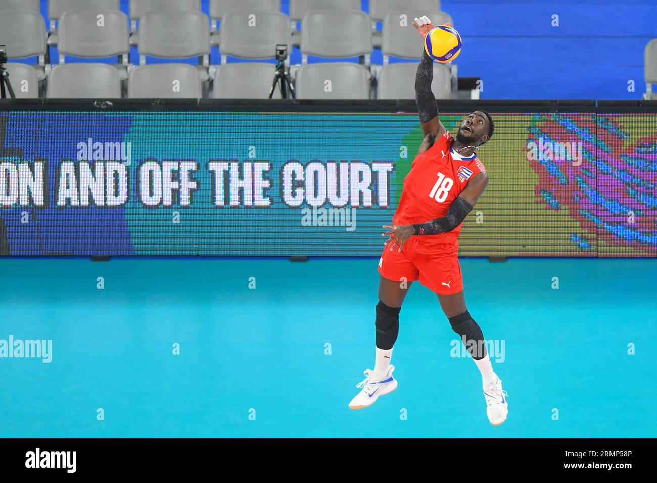 Miguel Angel Lopez Castro (Cuba). Volleyball World Championship 2022. Round of 16 Stock Photo