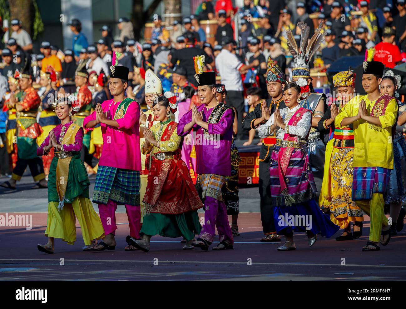 Malaysians in national day parade hires stock photography and images