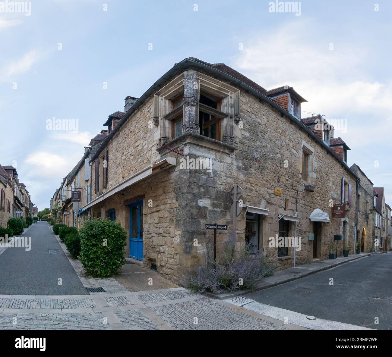 Domme Dordogne France beautiful fortified or bastide village with