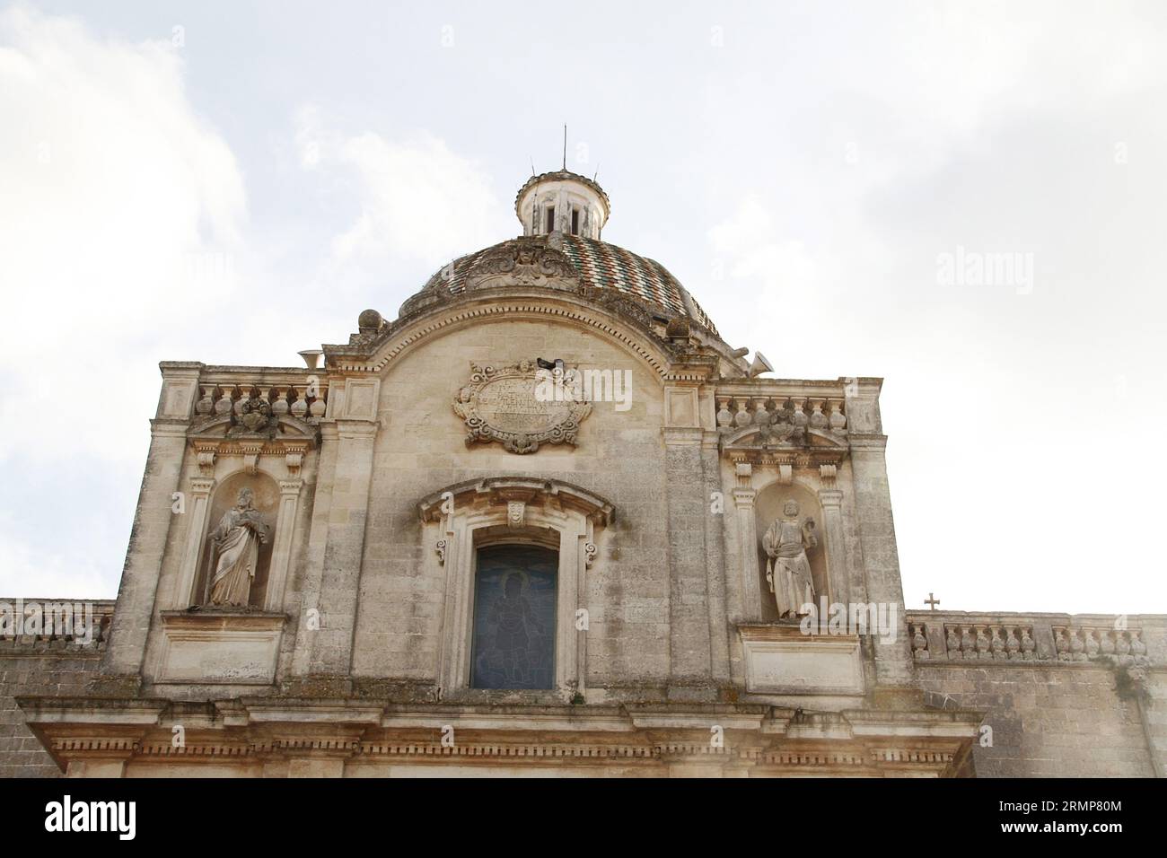 Lequile, Italy. the Exterior view of the 17th century Church of Saint