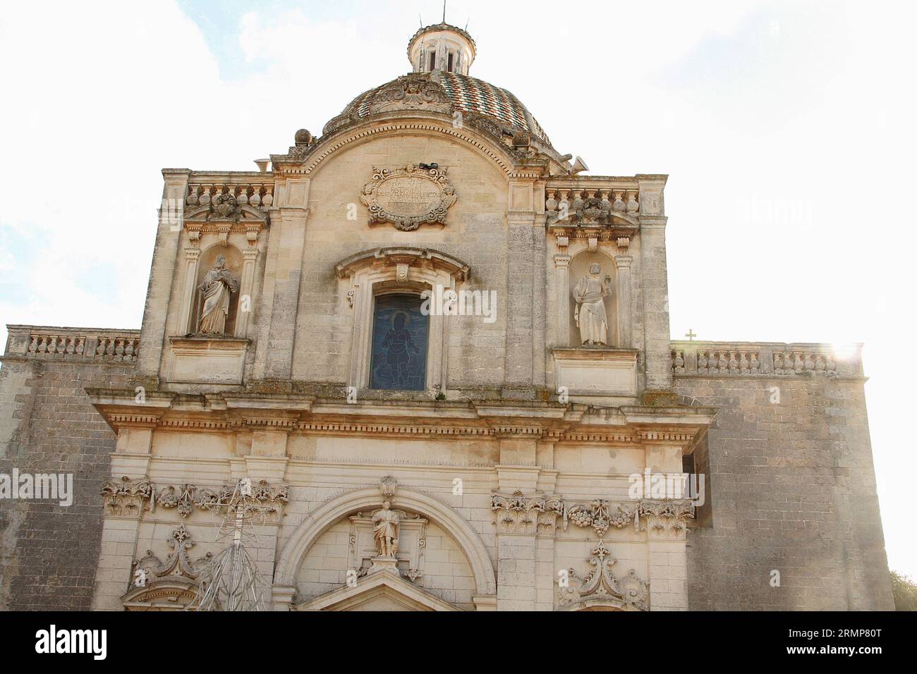 Lequile, Italy. the Exterior view of the 17th century Church of Saint