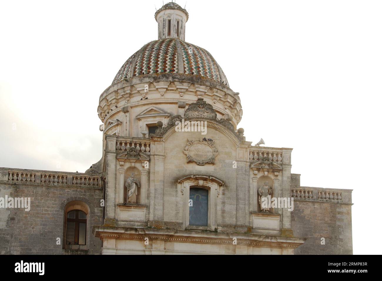 Lequile, Italy. the Exterior view of the 17th century Church of Saint