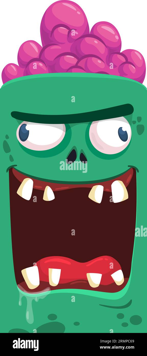 Zombie Teeth Cartoon