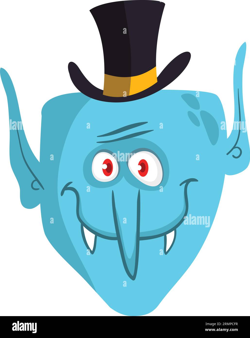 Happy Halloween character - cute vampire isolated on white background ...