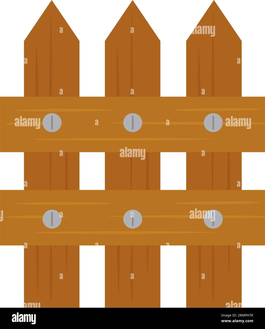 Isolated colored wooden fence icon Vector Stock Vector Image & Art - Alamy