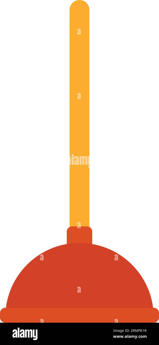 Isolated colored toilet plunger icon Vector Stock Vector