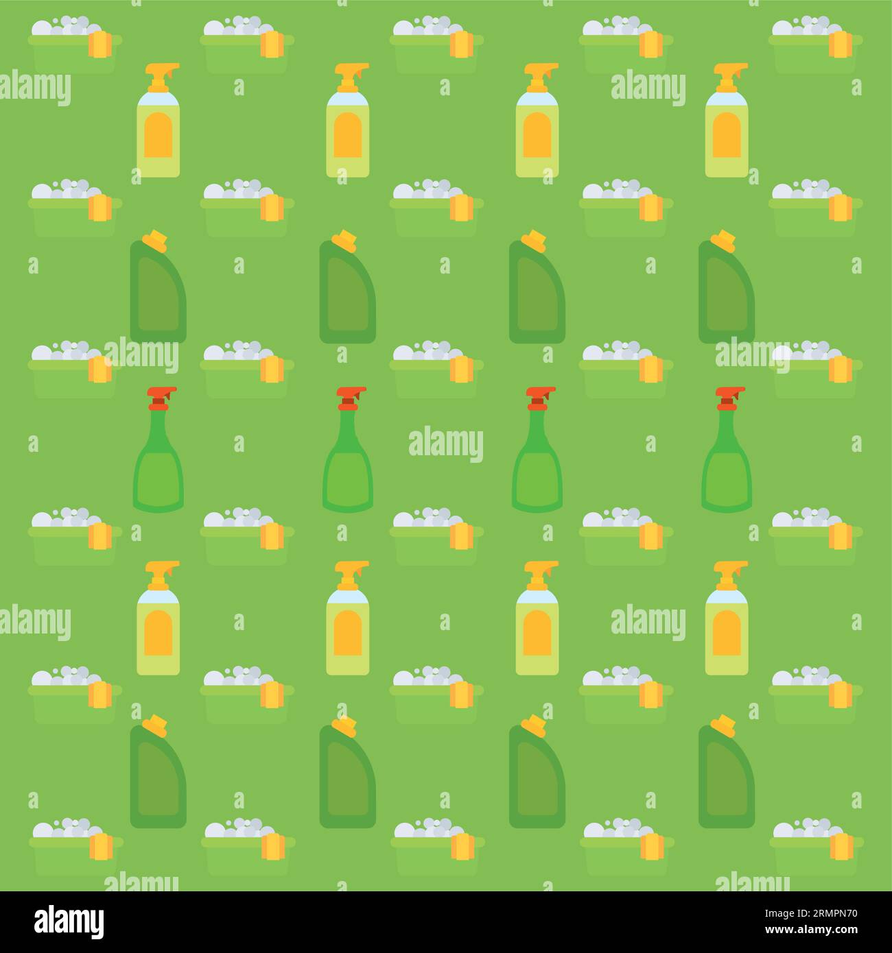 Seamless pattern background with cleaning icons Vector Stock Vector