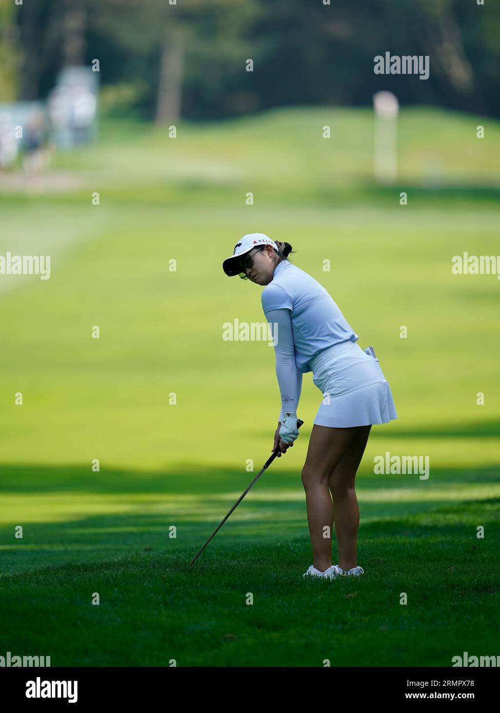 Rose Zhang at the 2023 Women's Open, at the Shaughnessy Golf and Country Club, in Vancouver