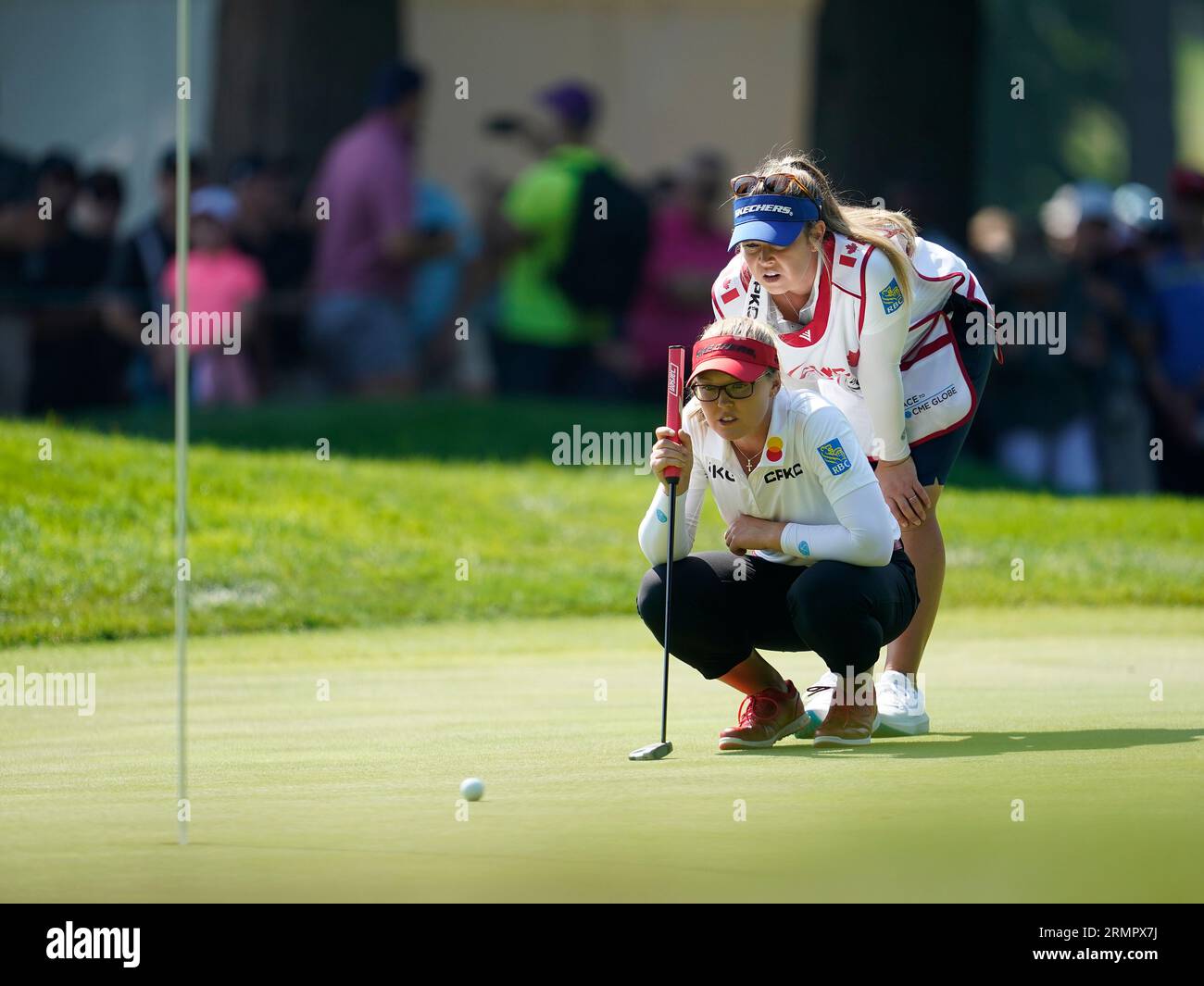 Brooke Henderson at the 2023 Women's Open, at the Shaughnessy Golf and Country Club, in