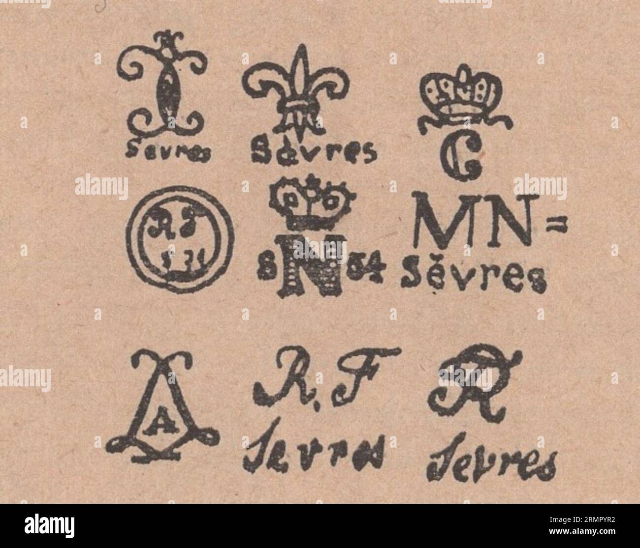 Collectable pottery marks hires stock photography and images Alamy