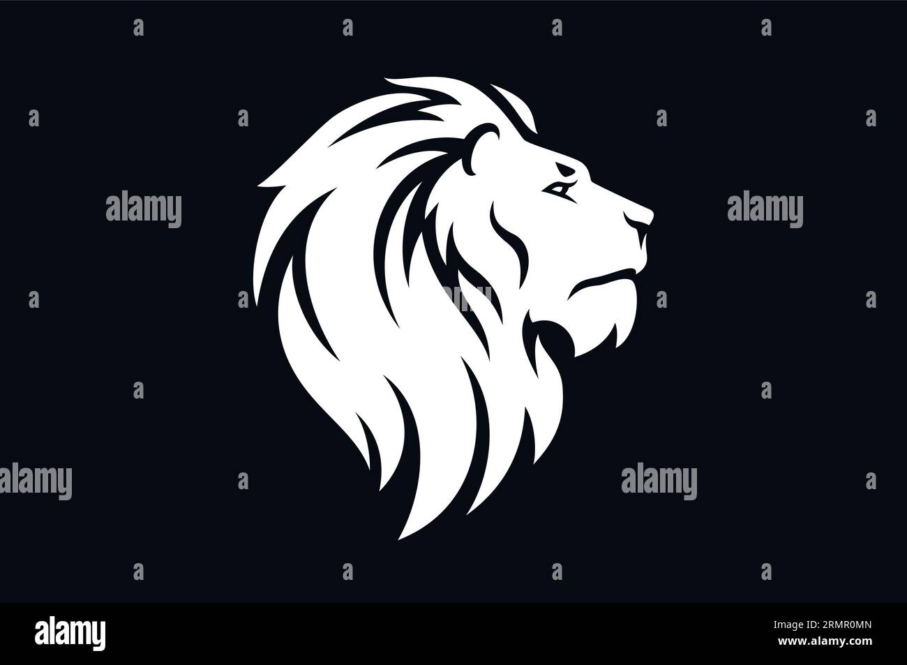 Illustration of Majestic Lion Head Stock Vector Image & Art - Alamy