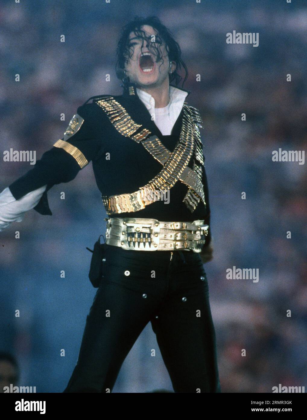 1993 Michael Jackson at Super Bowl John Barrett/PHOTOlink.net Stock Photo