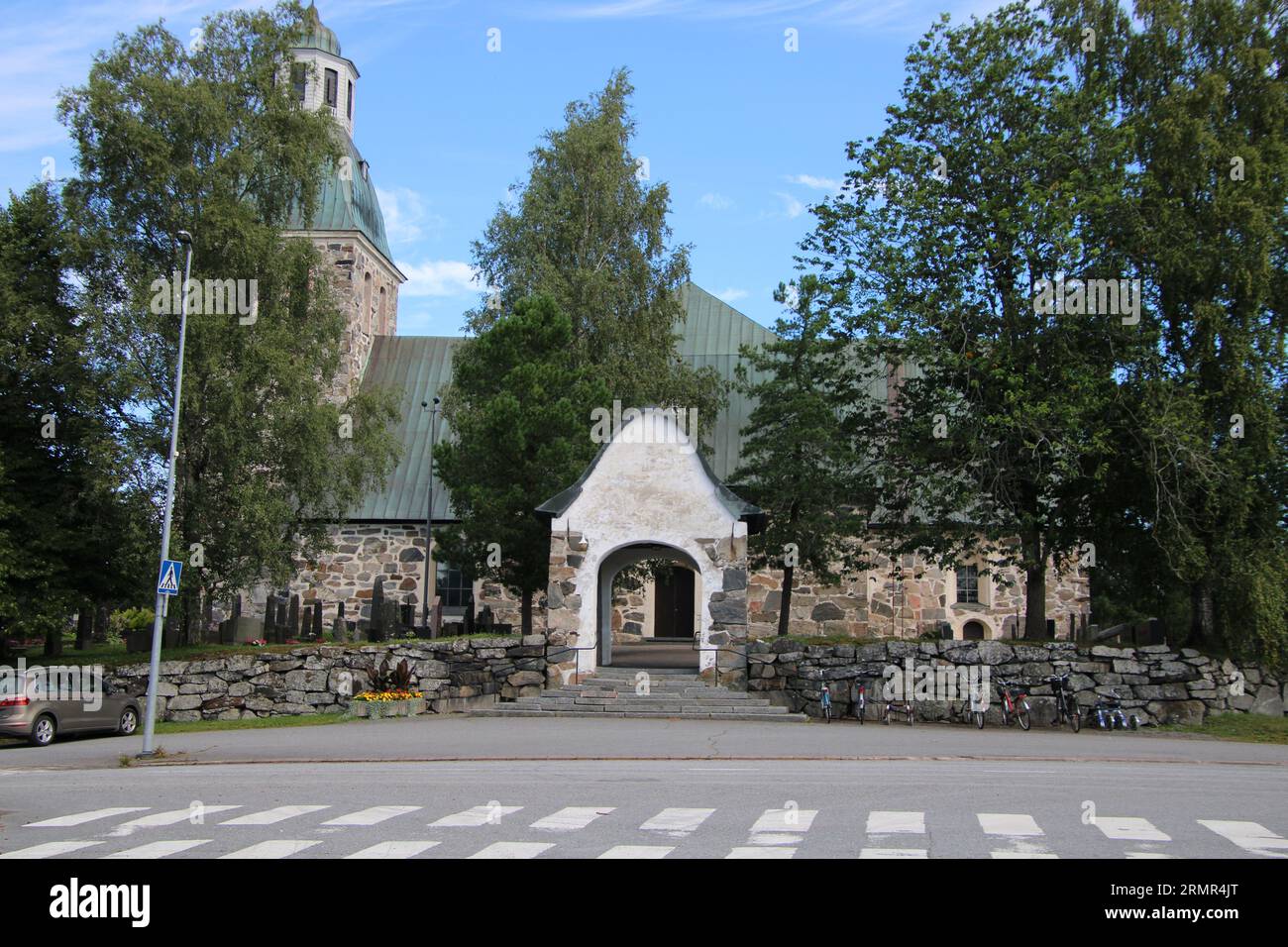 Huittisten kirkko, 1500, 1794, 1860, Huittinen, Finland Stock Photo