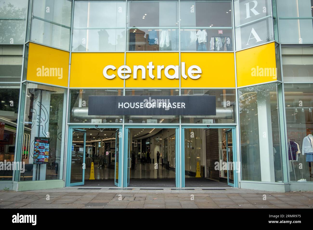 CROYDON, LONDON- AUGUST 29, 2023: Centrale shopping centre in Croydon town centre Stock Photo