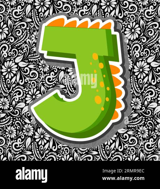 Alphabet Letter J, Alphabet Letter Design, Alphabet Letter illustration ...