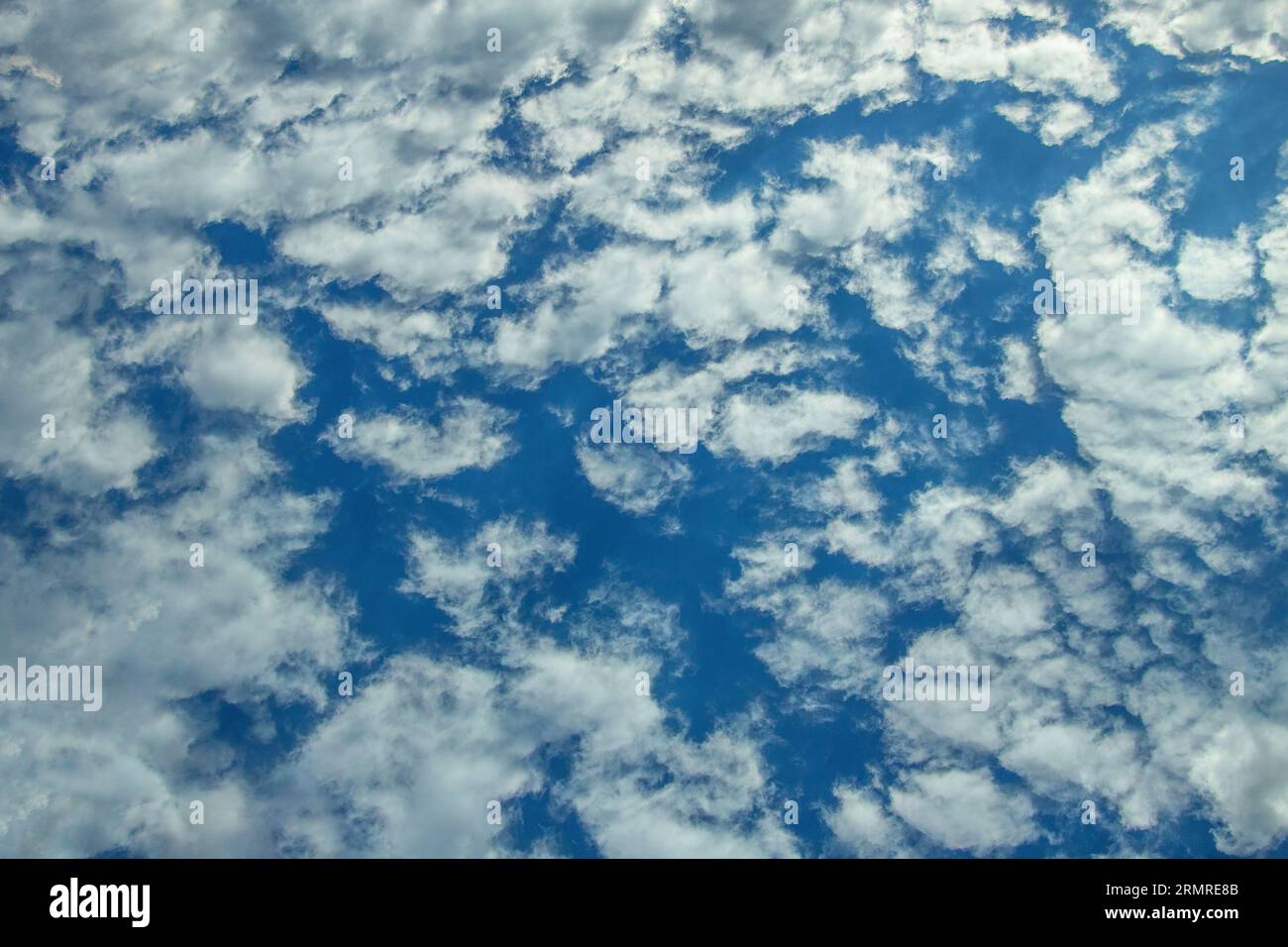 Clouds against a blue sky - background image Stock Photo