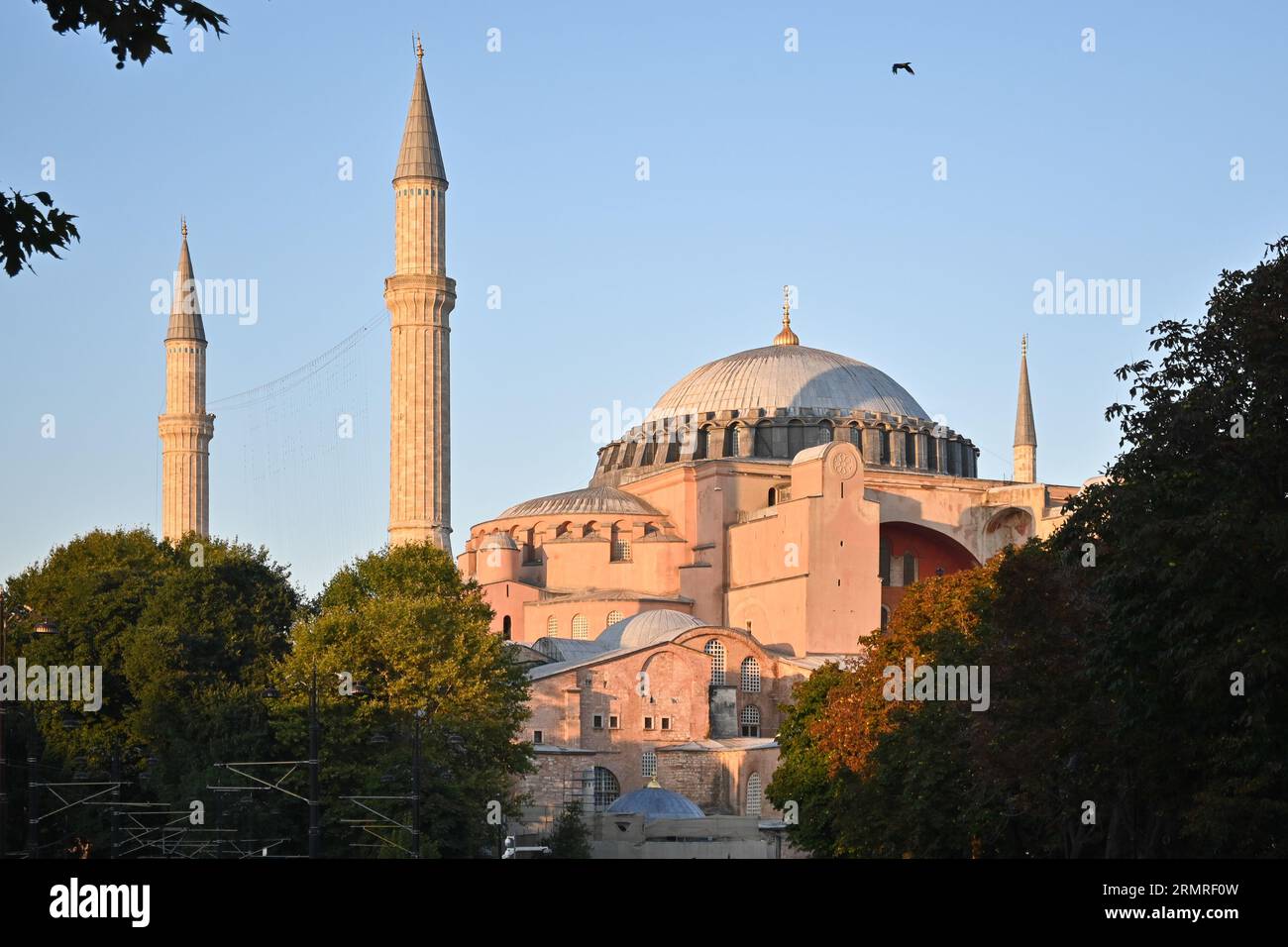 Hagia Sophia in Istanbul. Mosque on Sultanahmet Square Stock Photo - Alamy