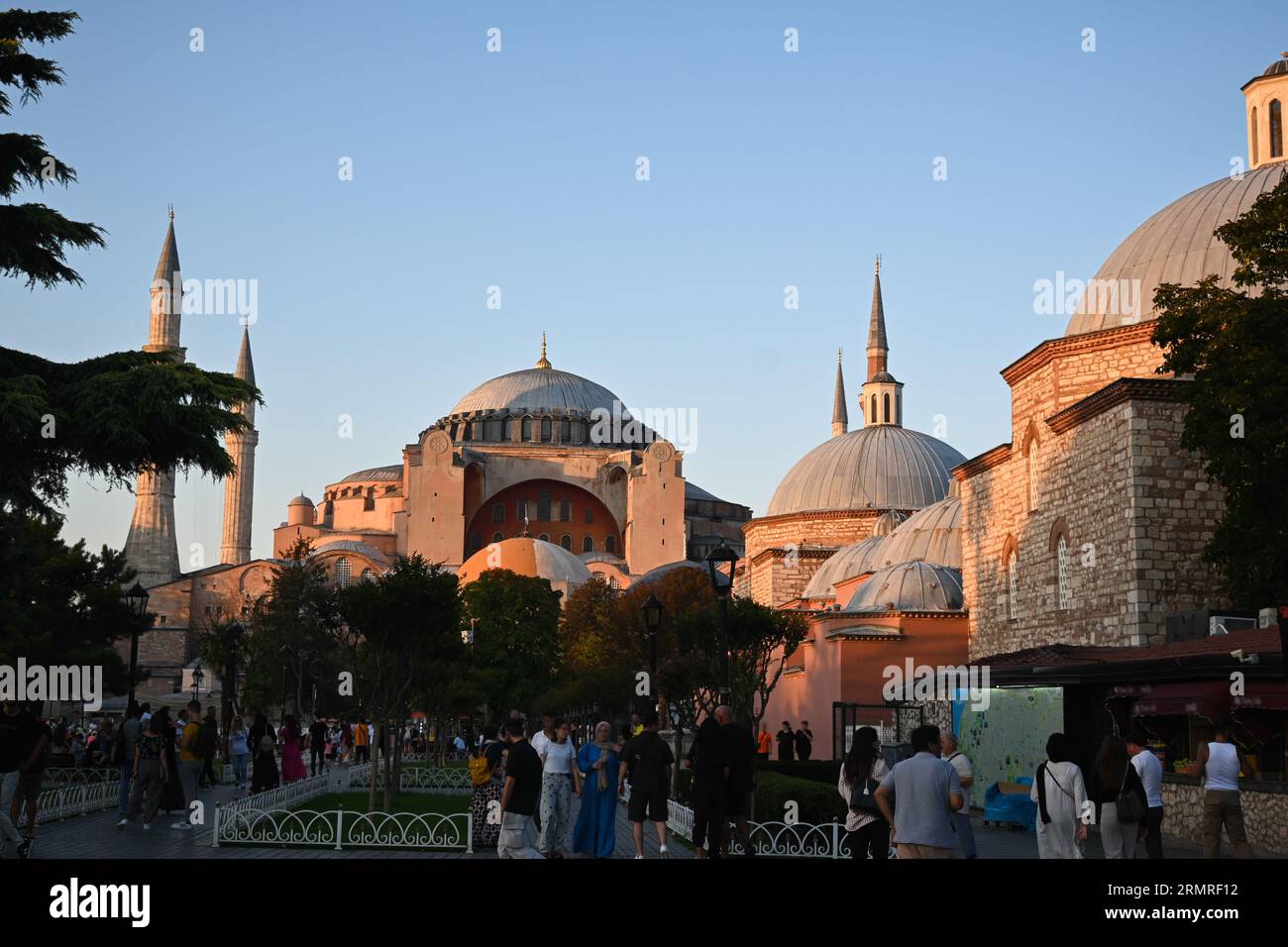 Hagia Sophia in Istanbul. Mosque on Sultanahmet Square Stock Photo - Alamy