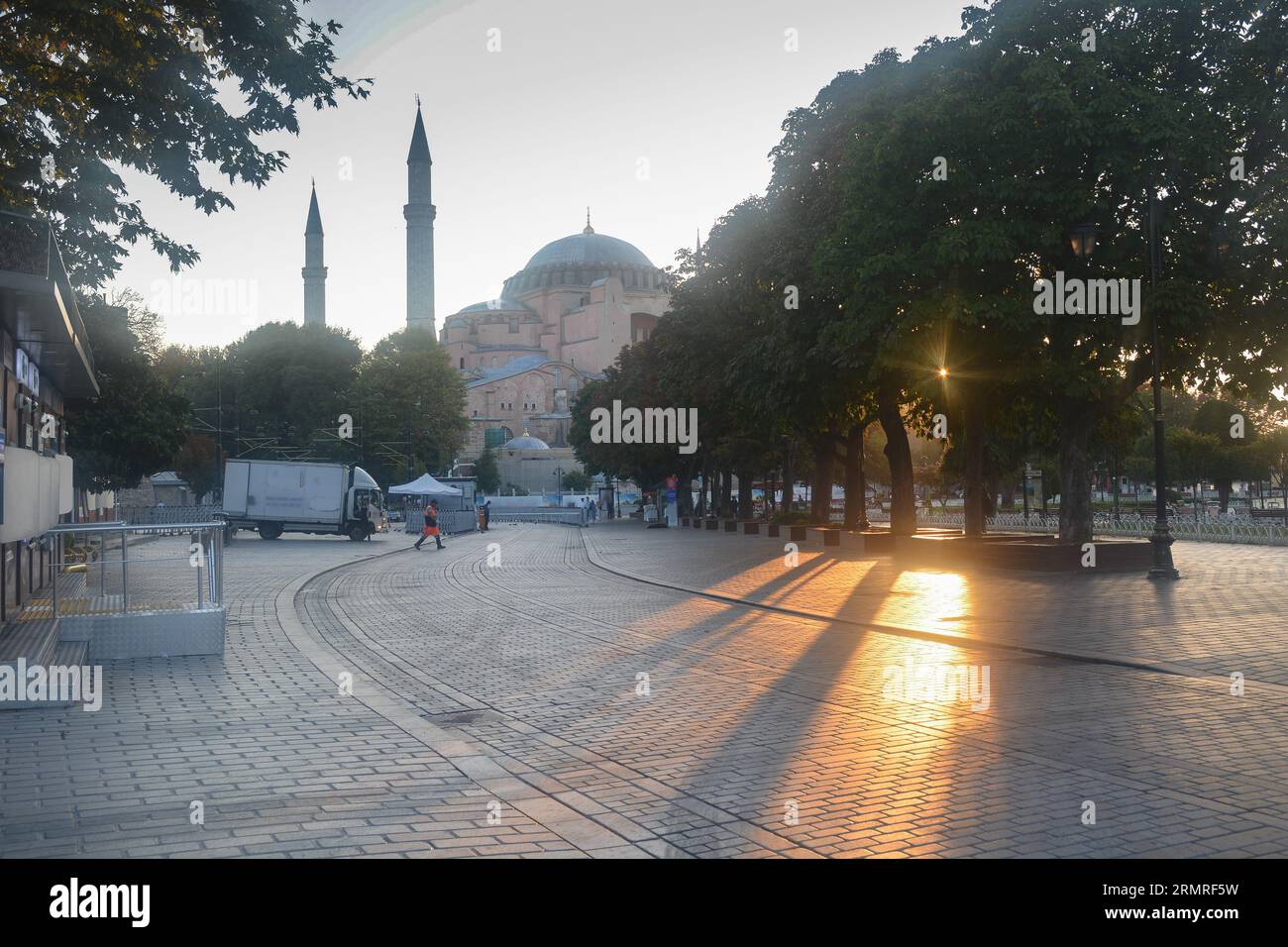 Hagia Sophia in Istanbul. Mosque on Sultanahmet Square Stock Photo - Alamy