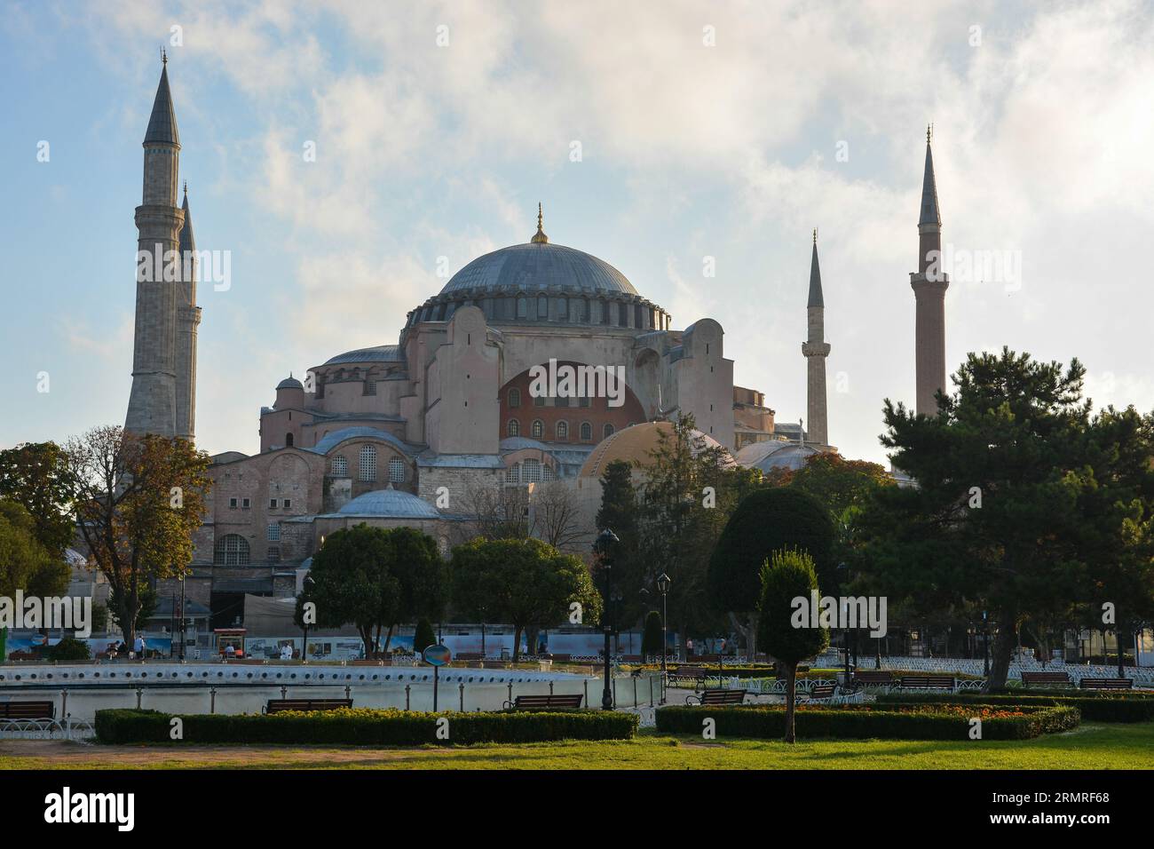 Hagia Sophia in Istanbul. Mosque on Sultanahmet Square Stock Photo - Alamy