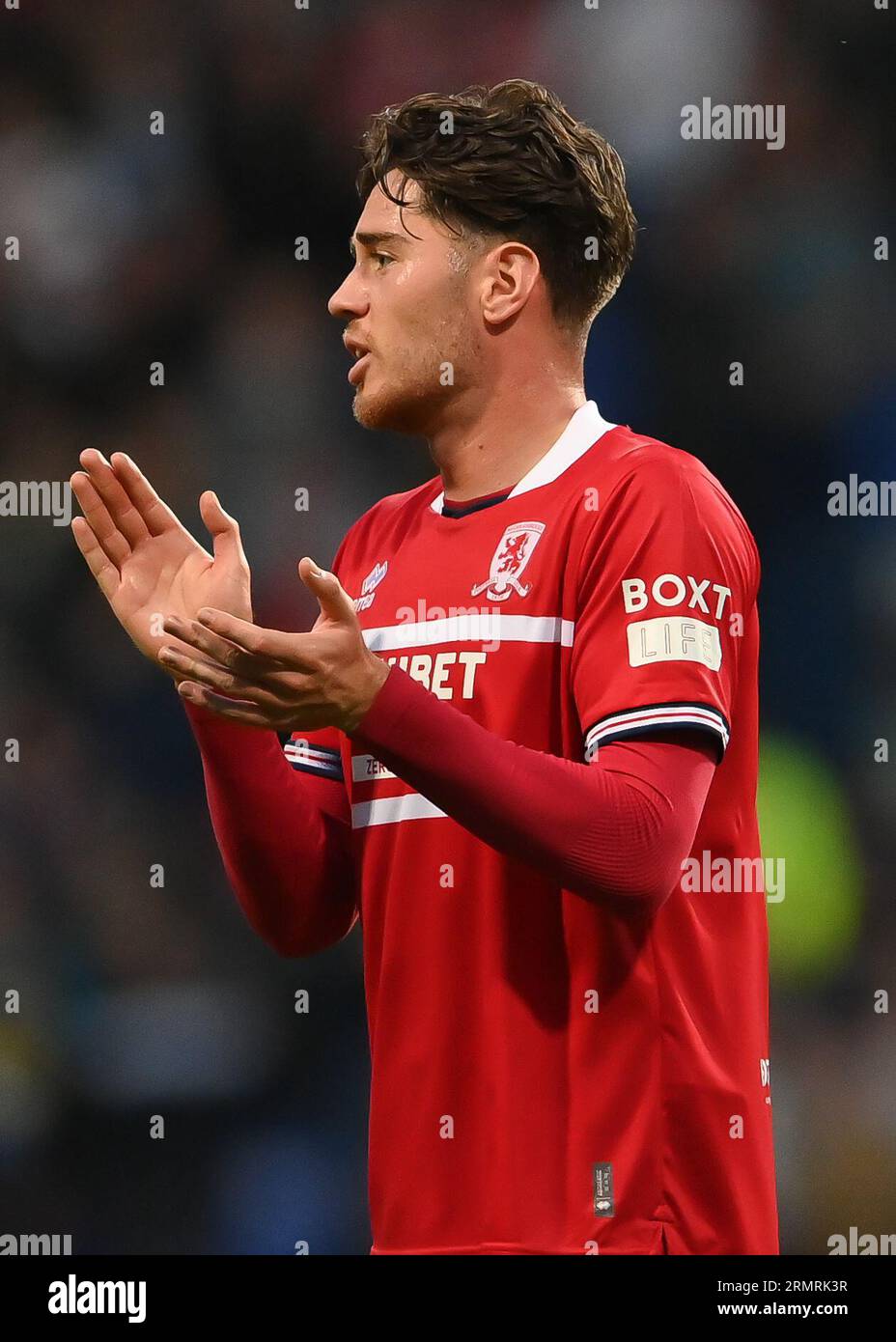 Bolton, UK. 29th Aug, 2023. Hayden Hackney of Middlesbrough during the  Carabao Cup match at the