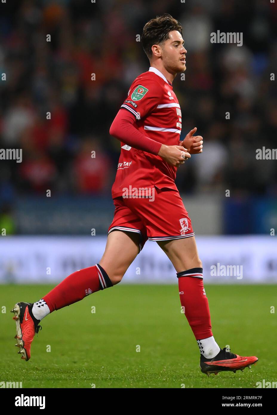 Bolton, UK. 29th Aug, 2023. Hayden Hackney of Middlesbrough during the  Carabao Cup match at the