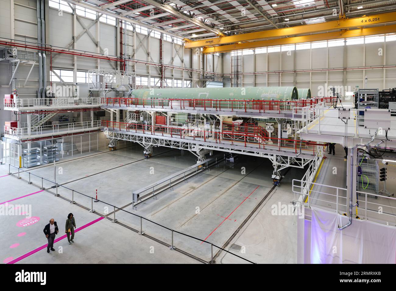 Hamburg, Germany. 30th Aug, 2023. View of the new Airbus production ...