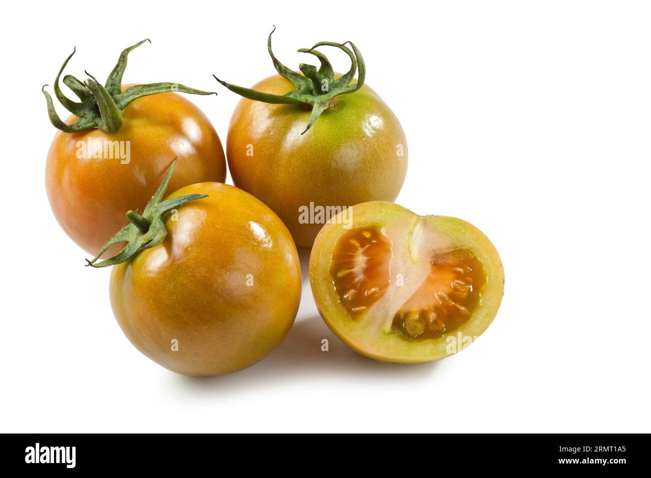 Green Tomato Tomatillo isolated on white background Stock Photo Alamy
