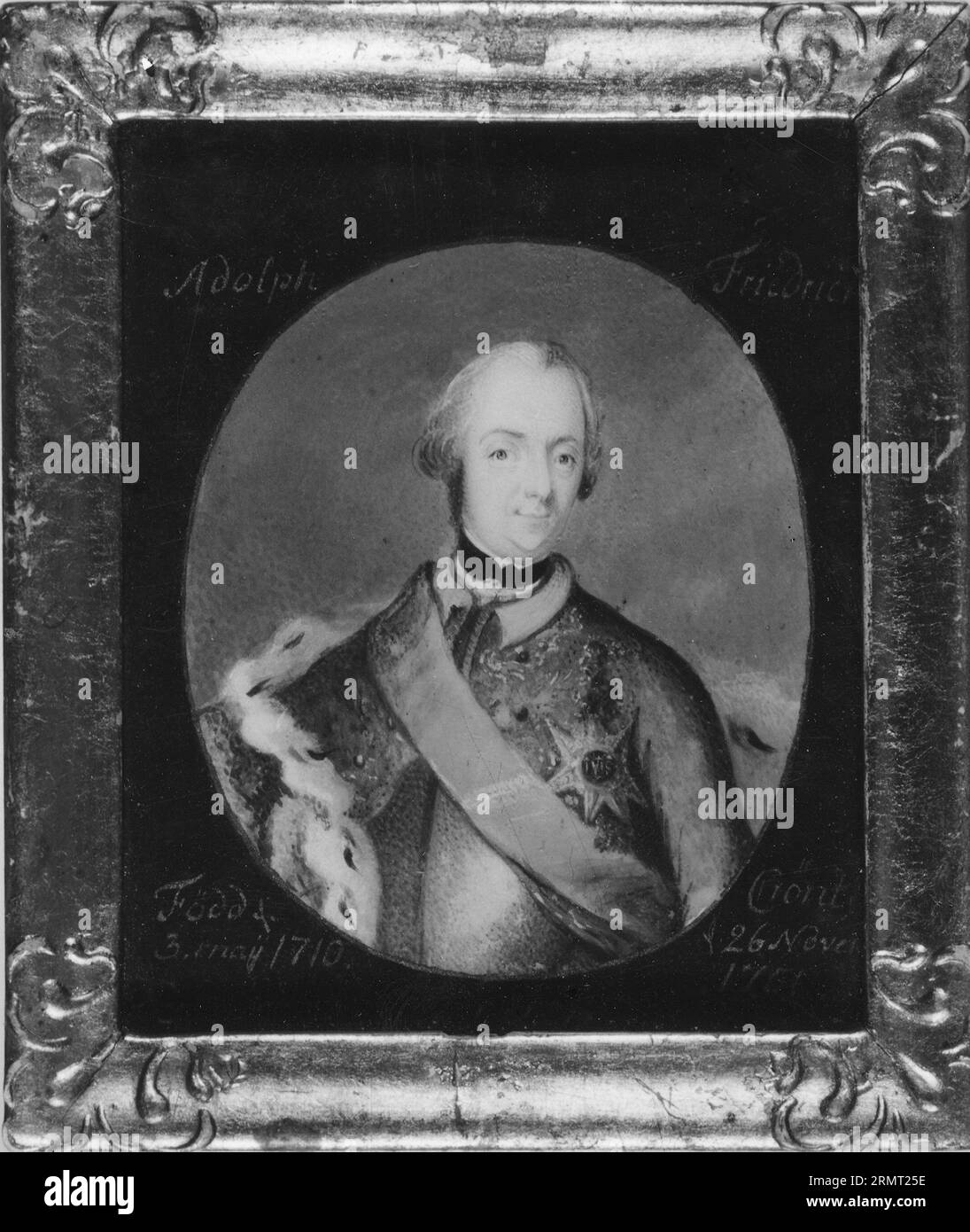 Adolf Fredrik (17101771) 18th century by Carl Fredrik Mörck Stock