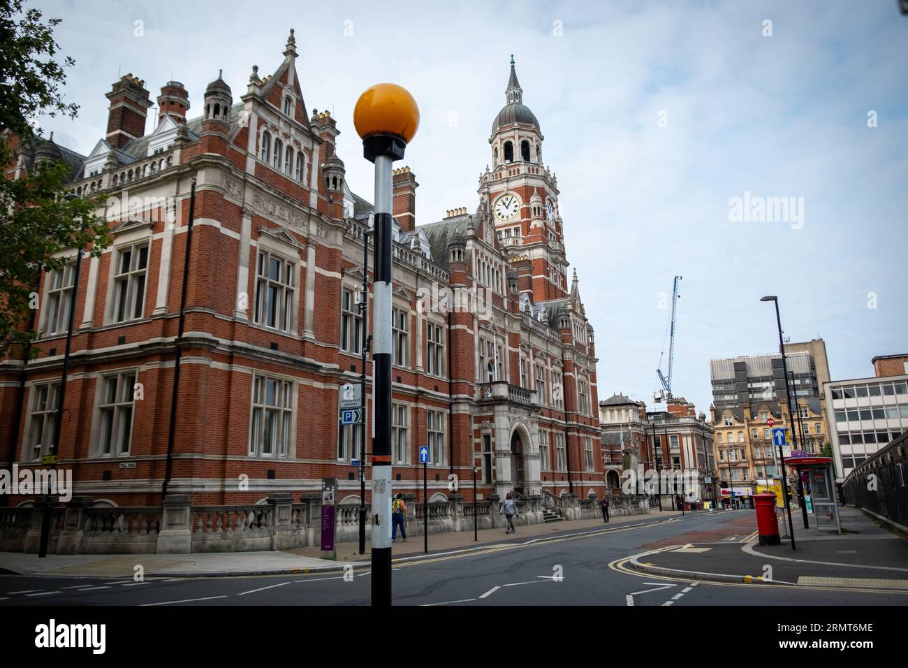 CROYDON, LONDON AUGUST 29, 2023 Croydon Town Hall council building
