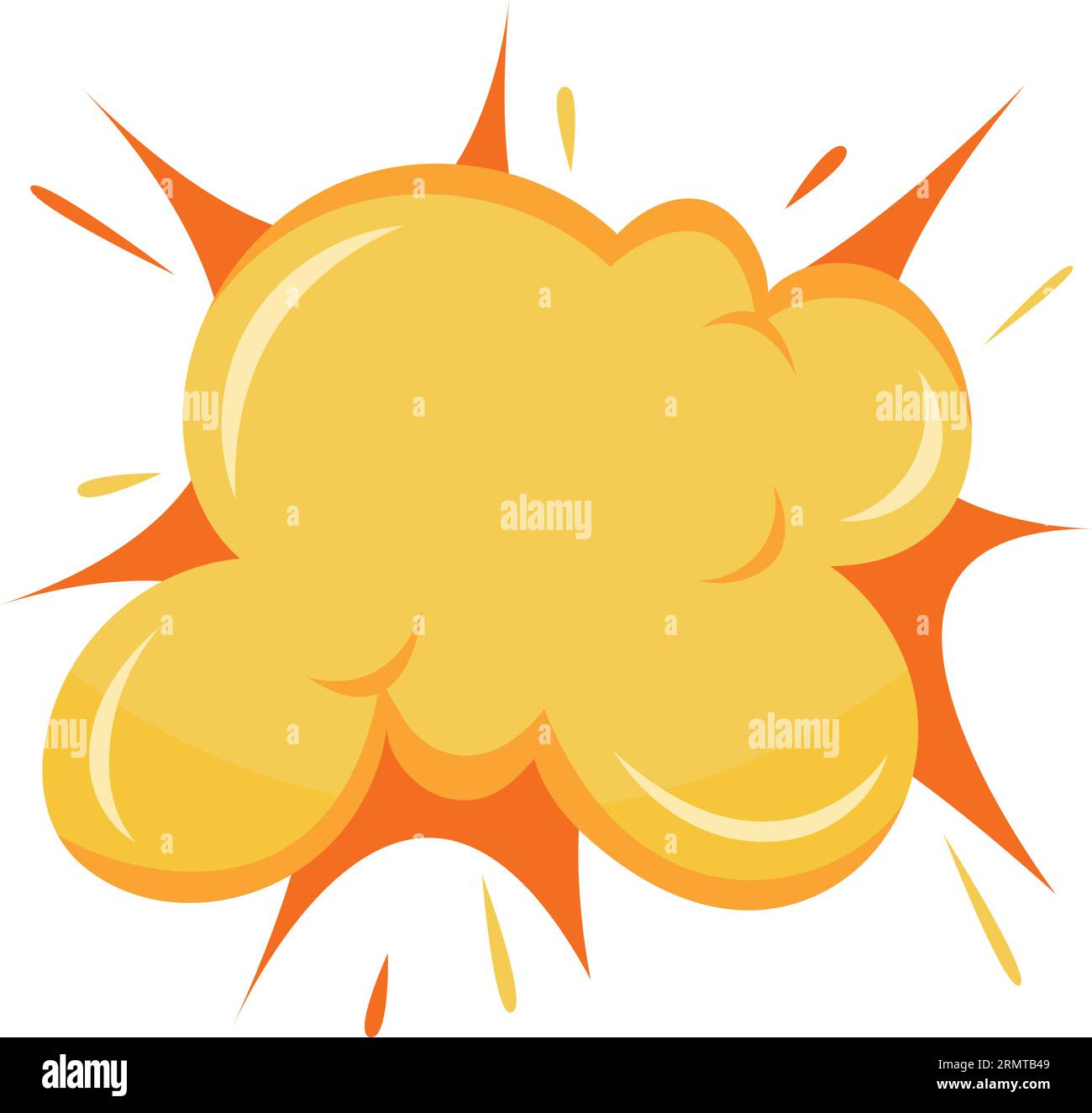explosion effect smoke icon vector isolated Stock Vector Image & Art ...