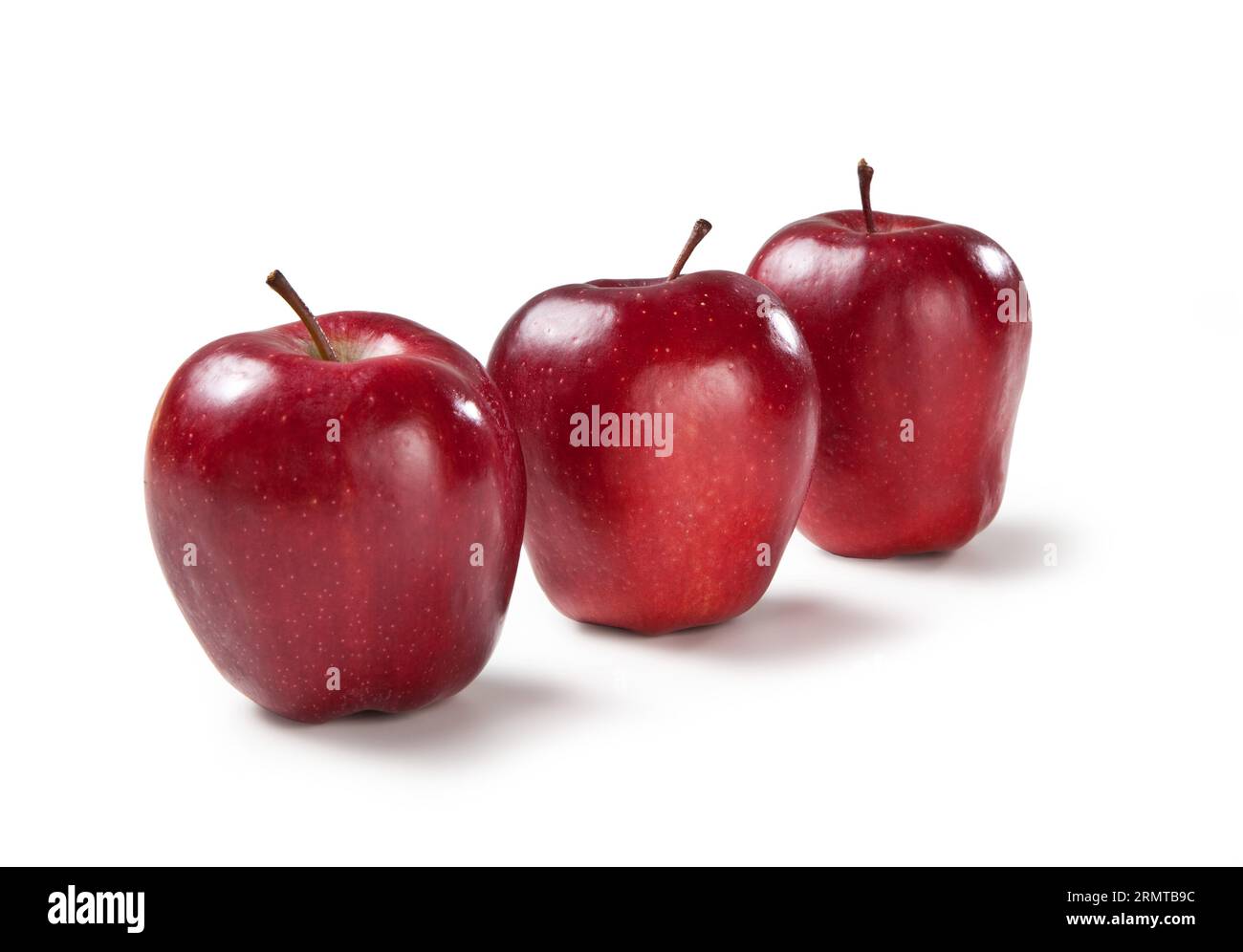 Red Delicious apple isolated on white backgrounds Mela Stark italian