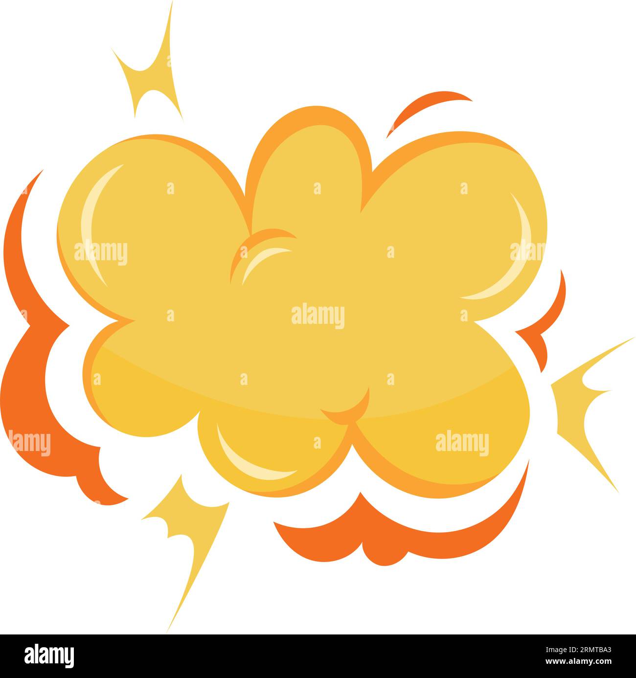 explosion effect smoke vector isolated Stock Vector Image & Art - Alamy