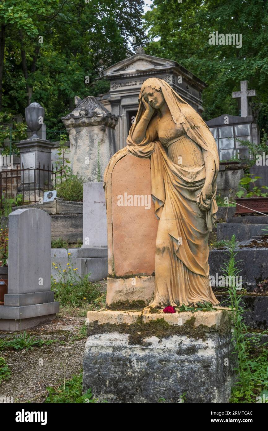 Friedhof Pere LaChaise *** Pere LaChaise Cemetery Stock Photo