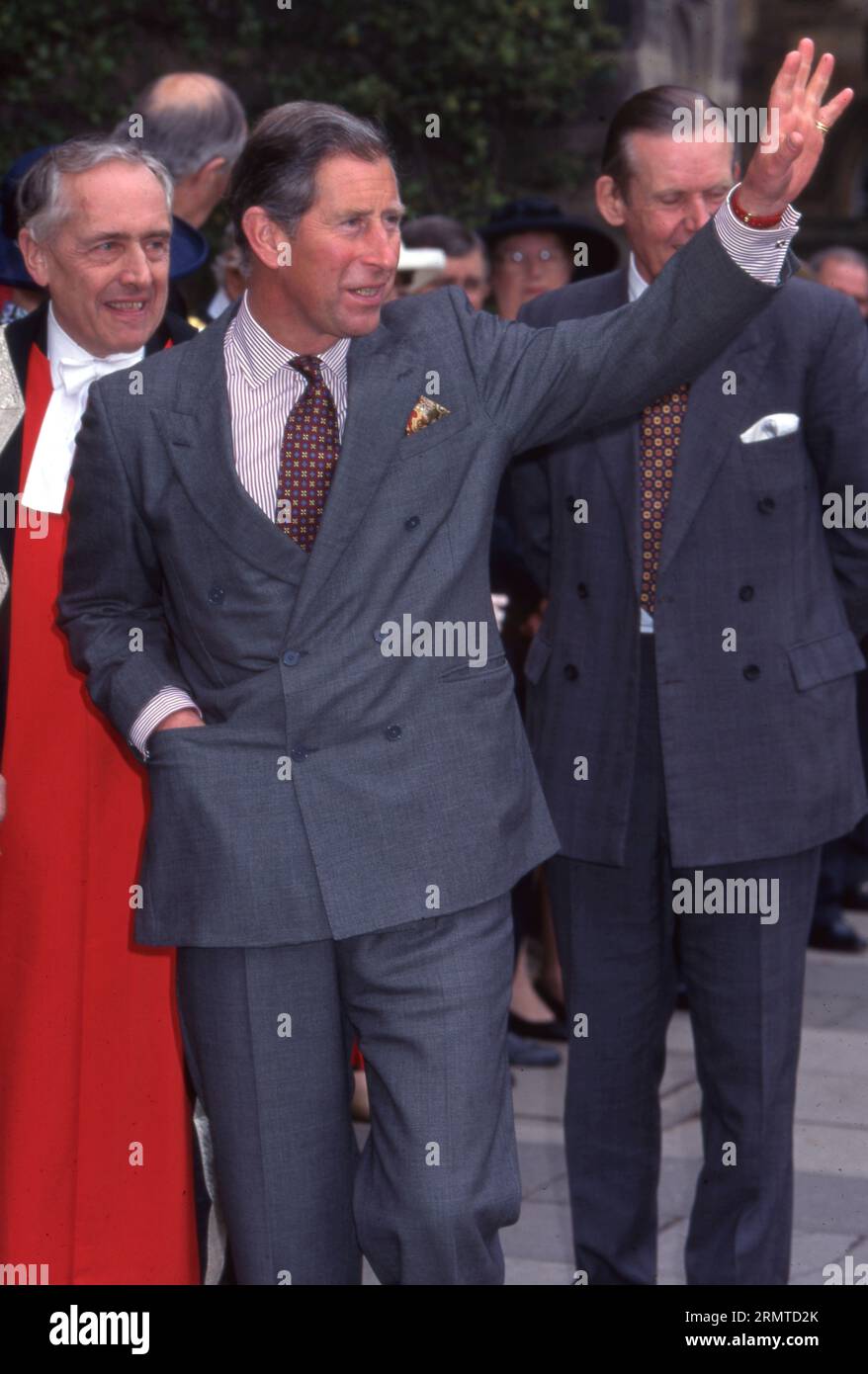 Prince Charles, The Prince of Wales Durham University Honorary Degree Ceremony 1st July 1998   Photo by The Henshaw Archive Stock Photo