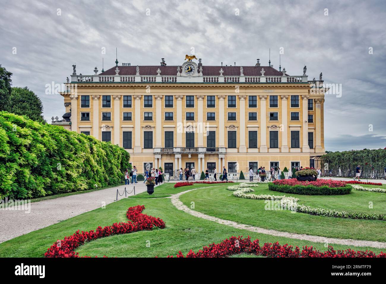 Schloss Schönbrunn in Wien Stock Photo