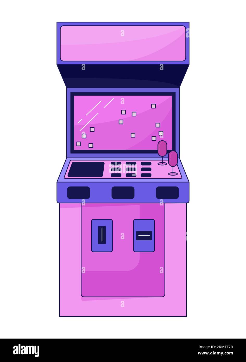 Arcade game machine clipart hi-res stock photography and images - Alamy