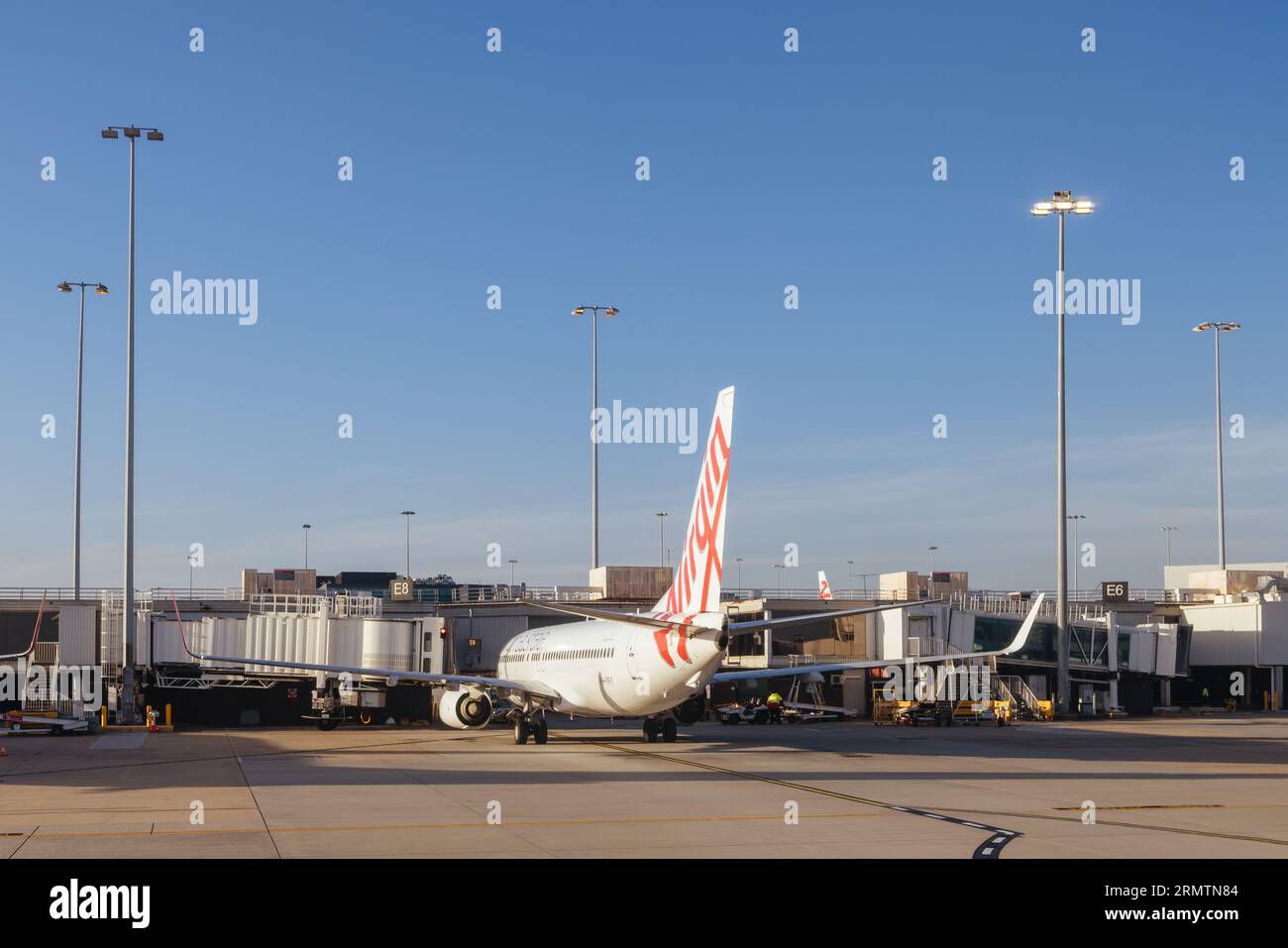 Melbourne, Australia March 03 2023 Virgin Australia aircraft at
