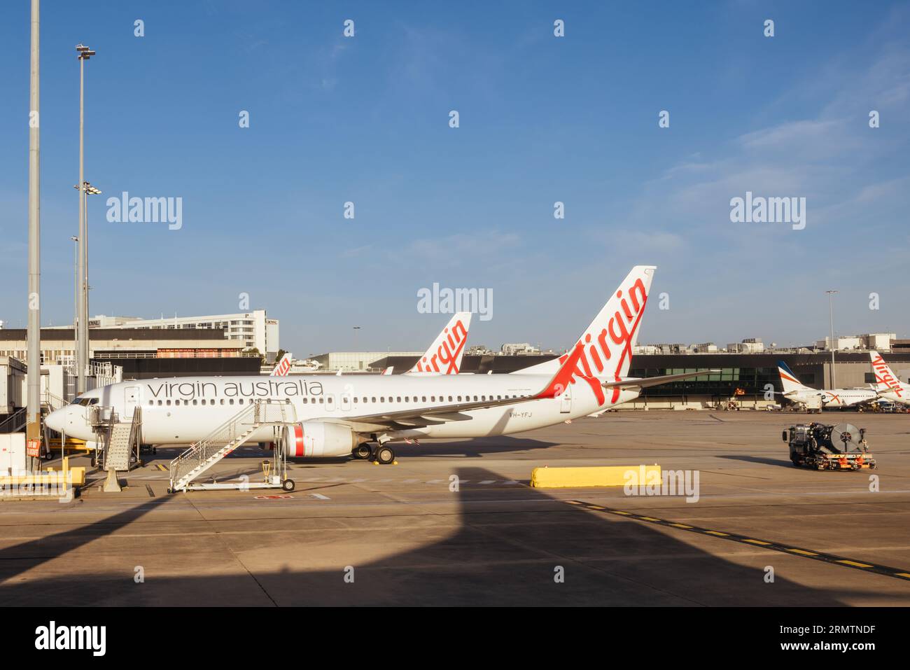 Melbourne, Australia March 03 2023 Virgin Australia aircraft at