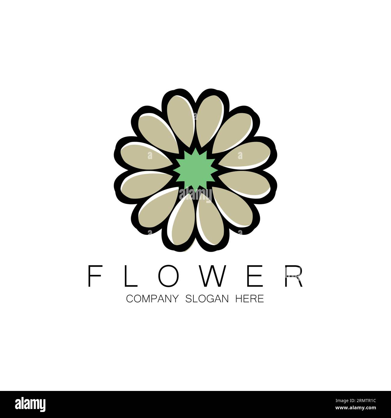 Floral Logo Design, Mandala Art Vector, For Company Brand, Banner