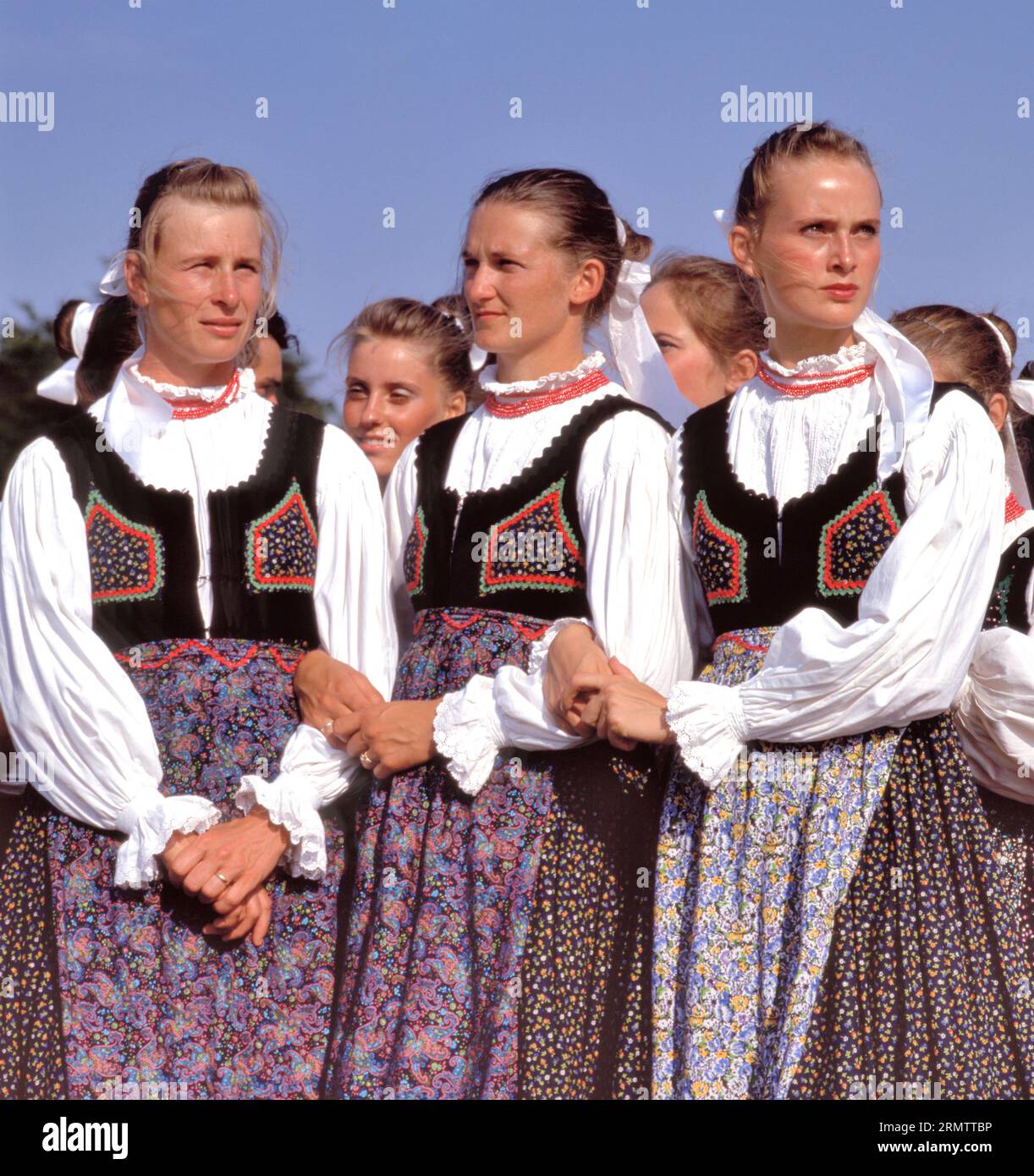 BUDAPEST, HUNGARY MAY 10, 2012 Women dance group wearing traditional