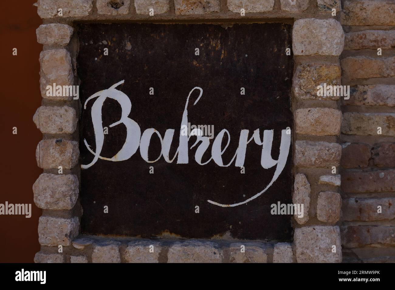 Bakery in desert town Solitaire in Namibia. Known for its famous apple cake Stock Photo