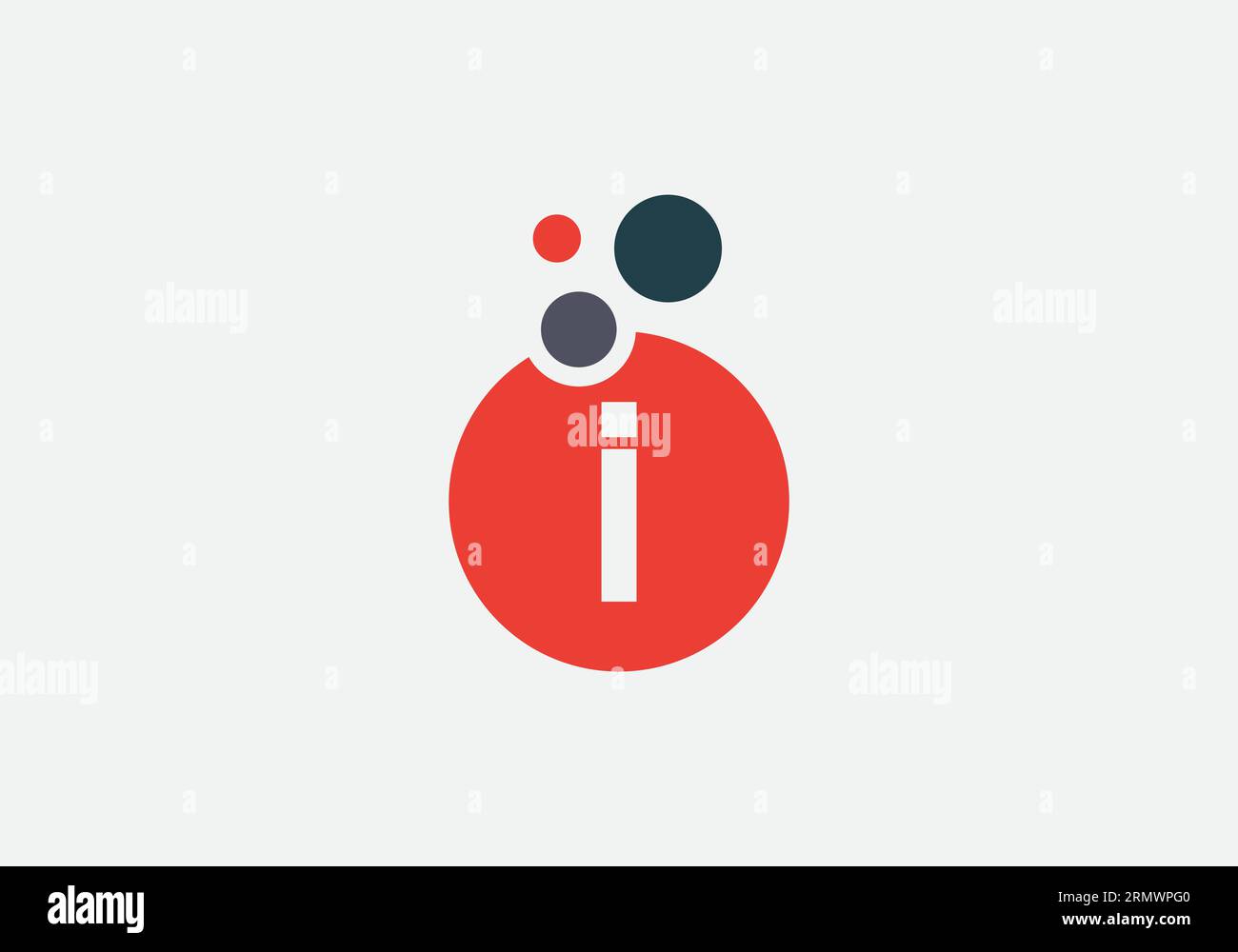 Bubble letters logo. Bubble lab circle symbol. Bubble logo design color